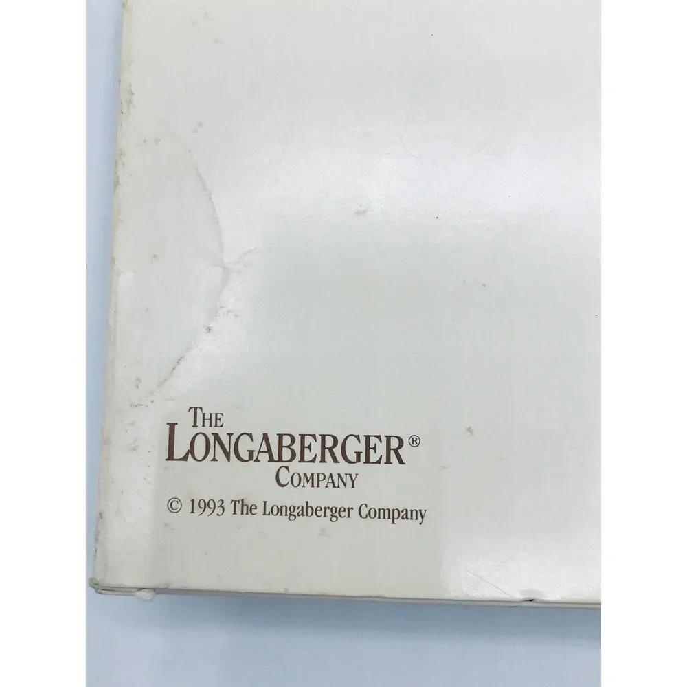 LONGABERGER Pewter Tie-Ons / Ornaments - Santa, Kris Kringle, Christmas 1993‎